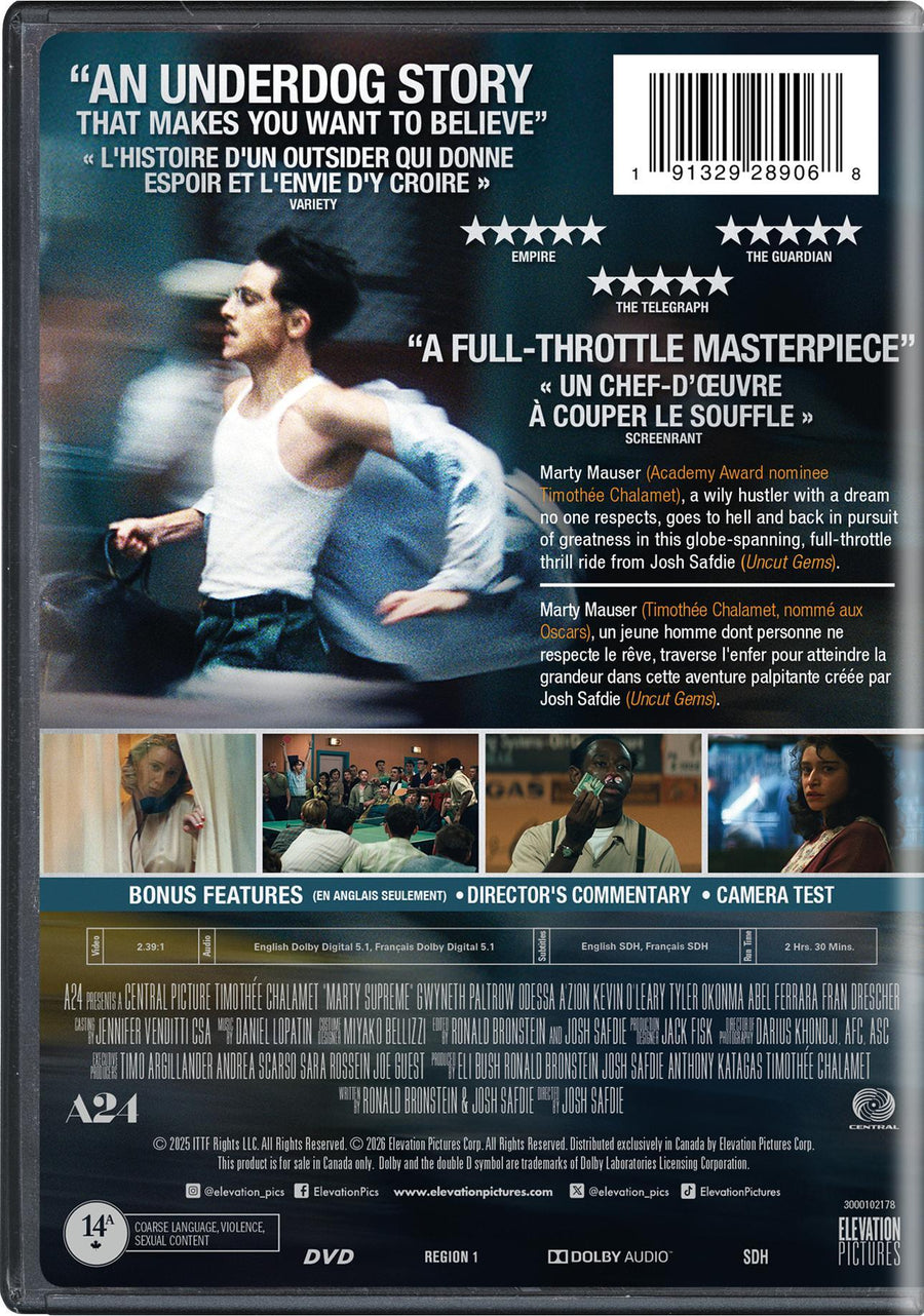 Marty Supreme [DVD]
