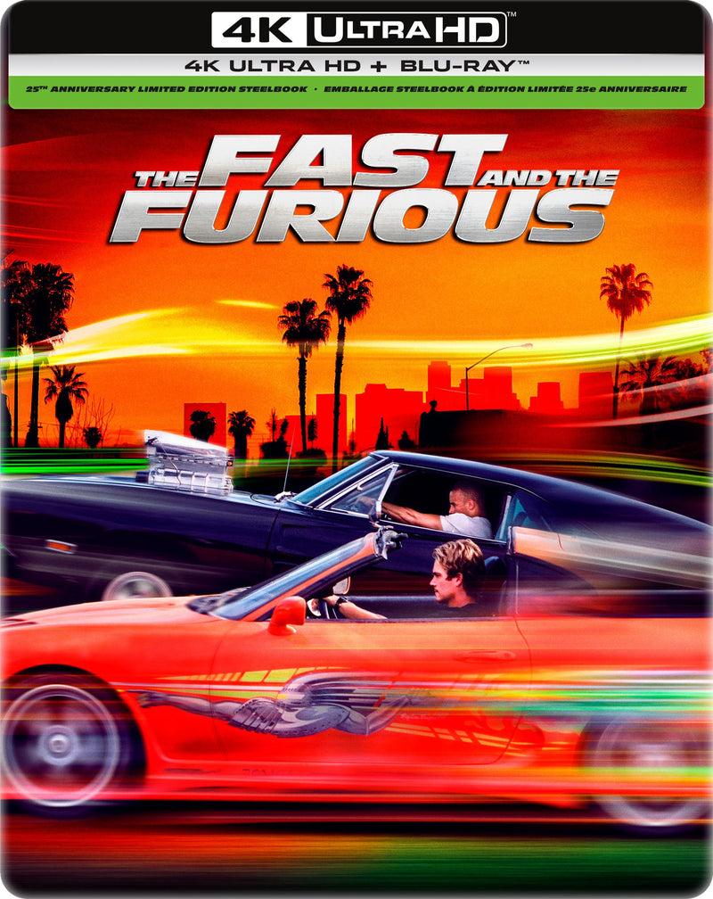 The Fast and The Furious  - Limited Edition Steelbook (25th Anniversary Edition) [UHD]