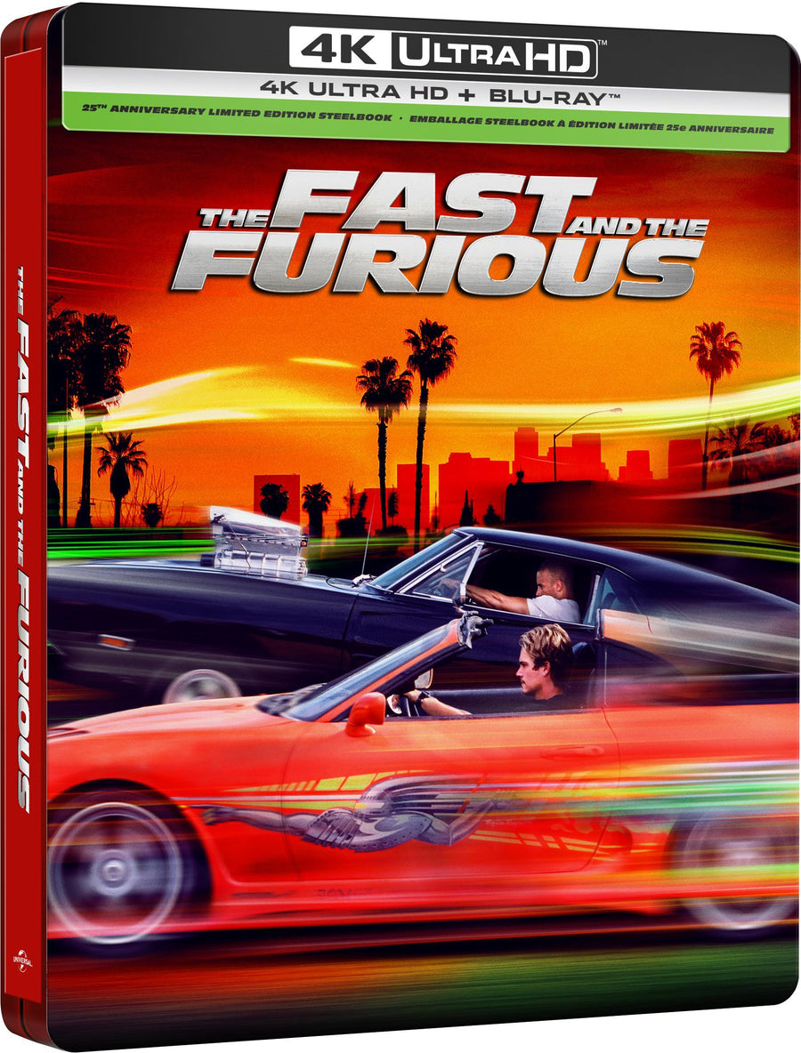 The Fast and The Furious  - Limited Edition Steelbook (25th Anniversary Edition) [UHD]