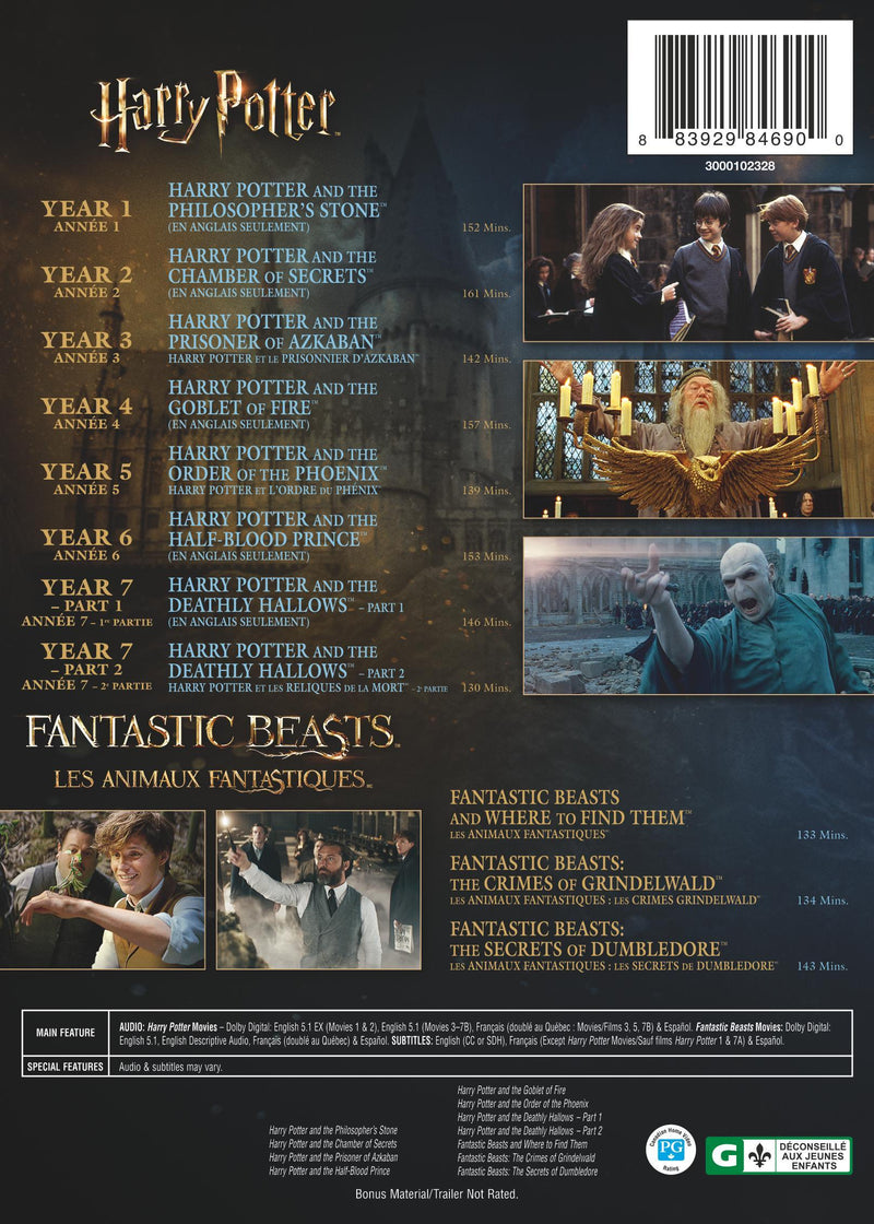 Wizarding World 11-Film Collection [DVD]