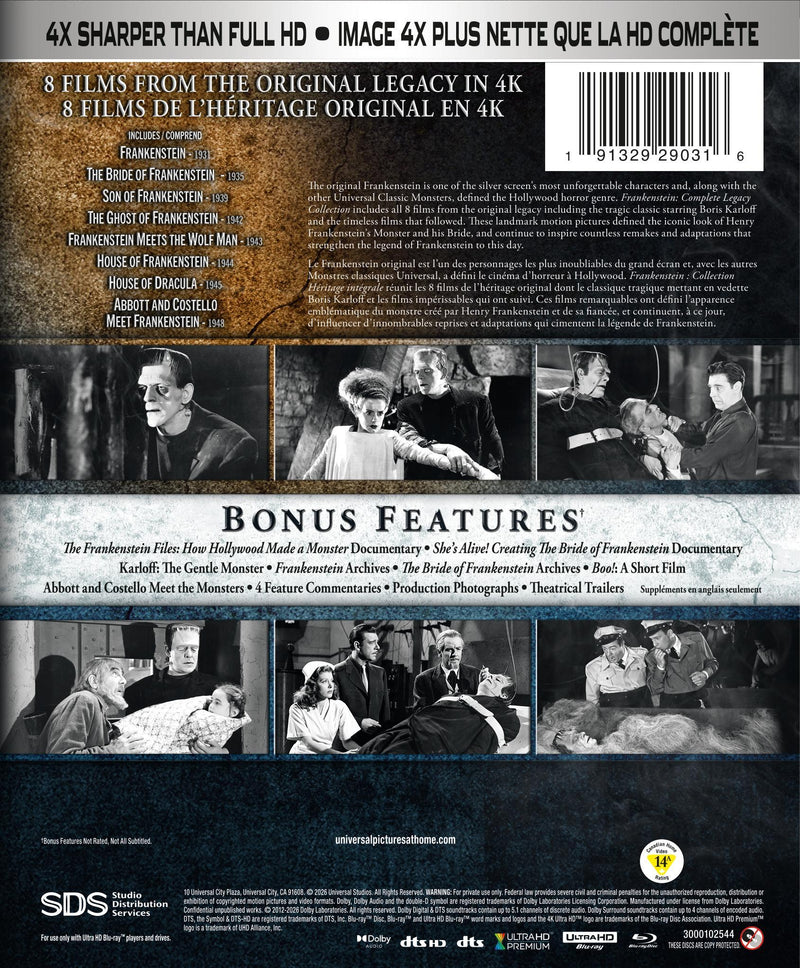 Frankenstein Complete Legacy Collection [UHD]