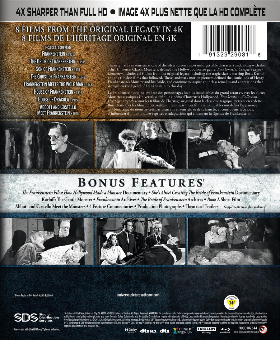 Frankenstein Complete Legacy Collection [UHD]