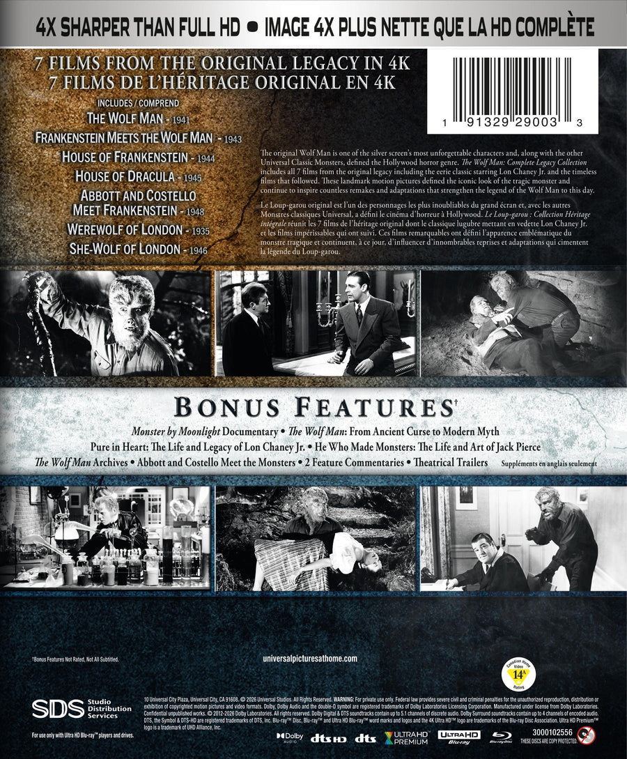 The Wolf Man Complete Legacy Collection [UHD]