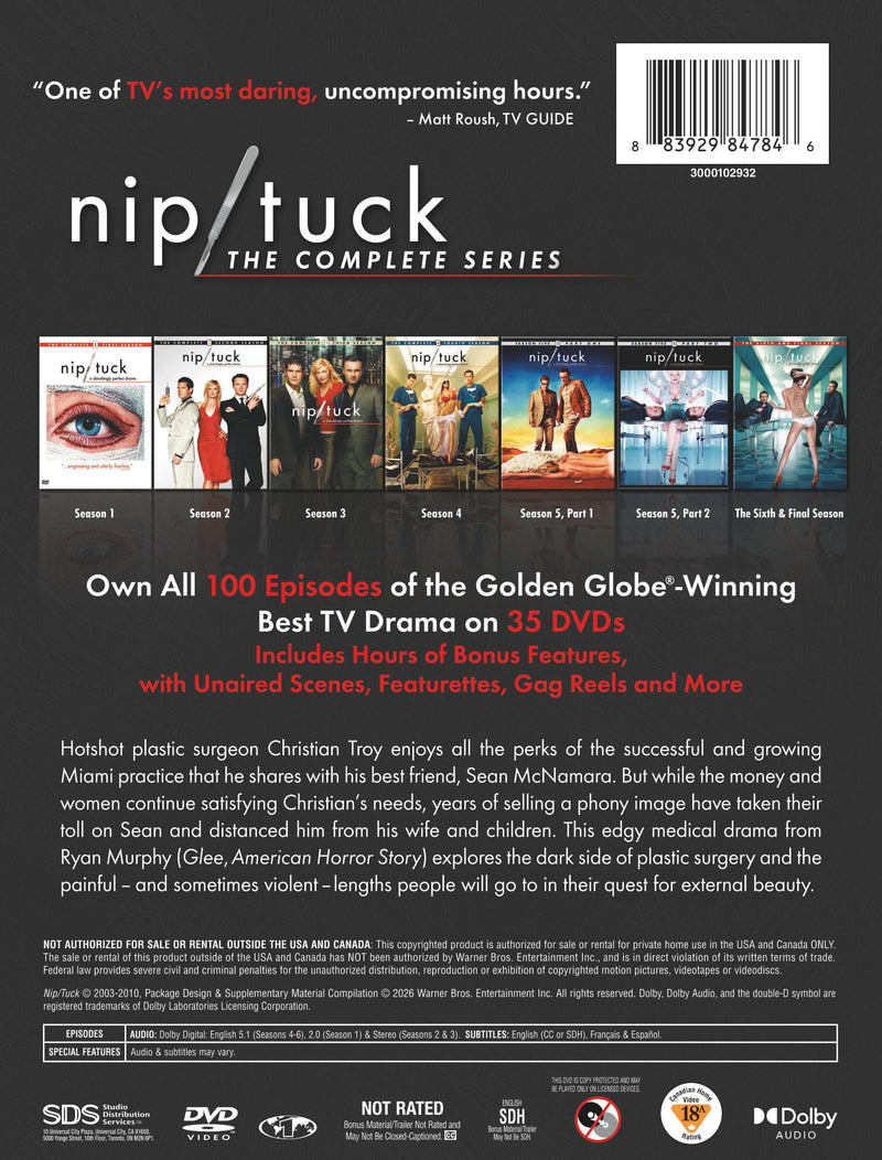 Nip/Tuck: The Complete Series - Repackaged [DVD]