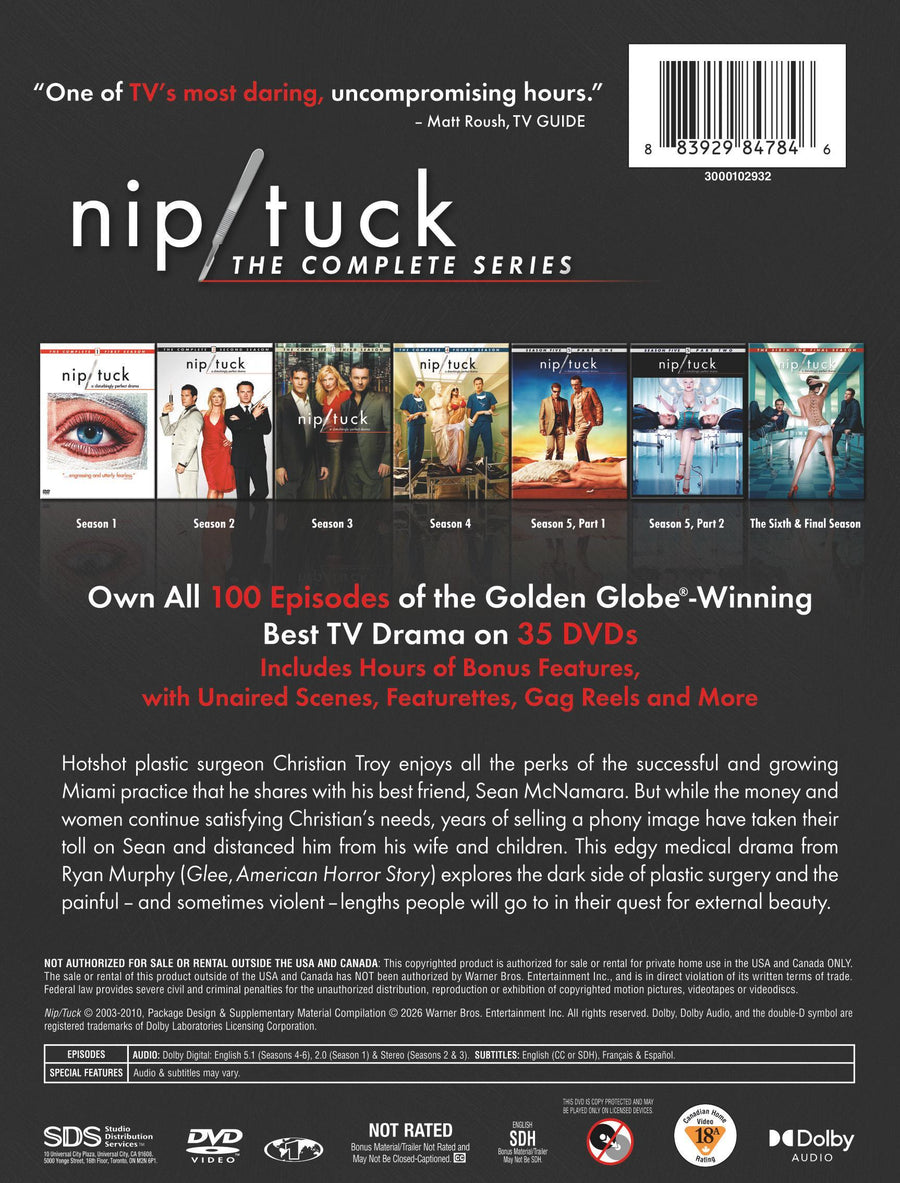 Nip/Tuck: The Complete Series - Repackaged [DVD]