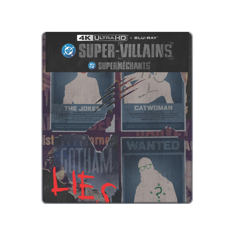 DC Villains 6 FILM Collection Library Case [UHD]