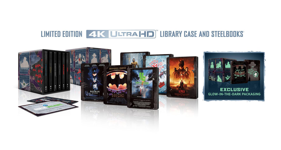 DC Villains 6 FILM Collection Library Case [UHD]
