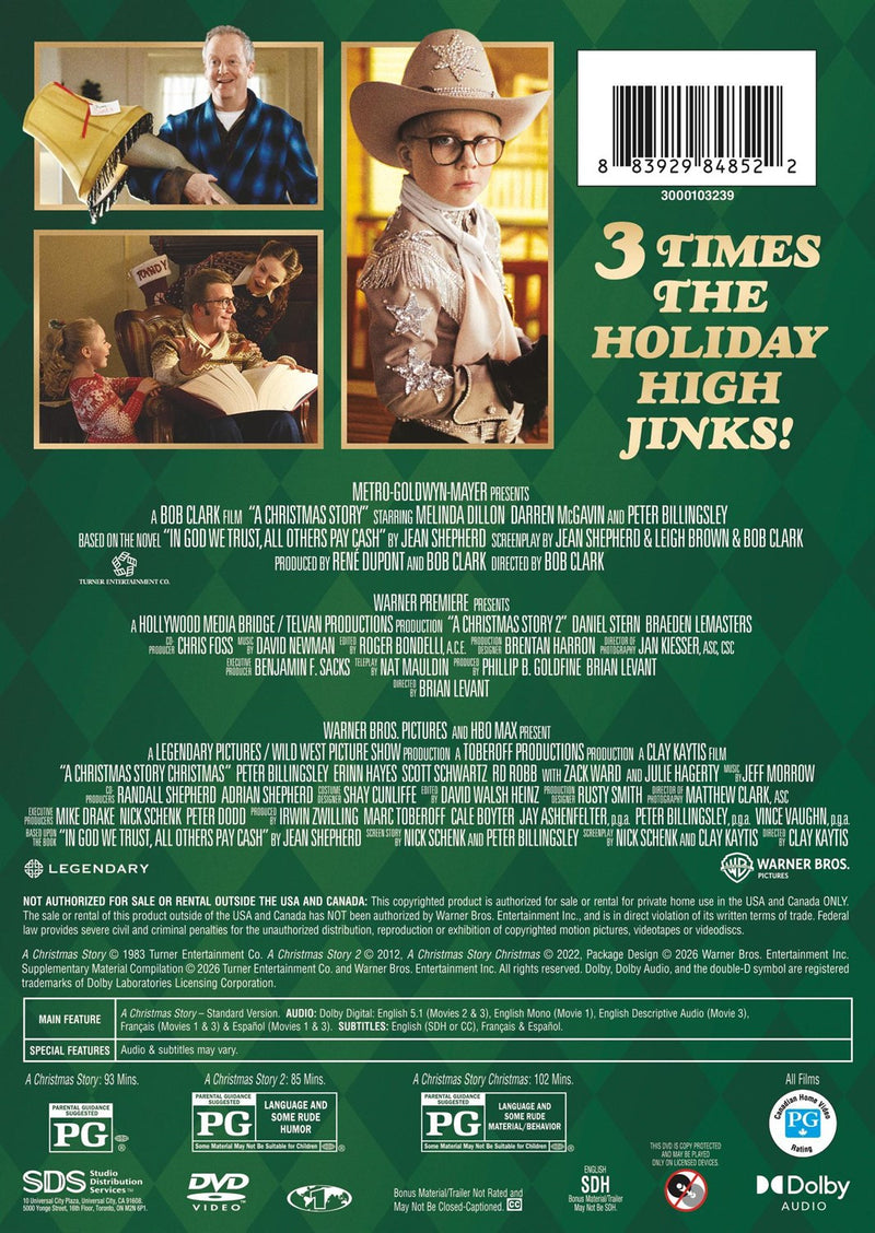 A Christmas Story 3-Film Collection [DVD]