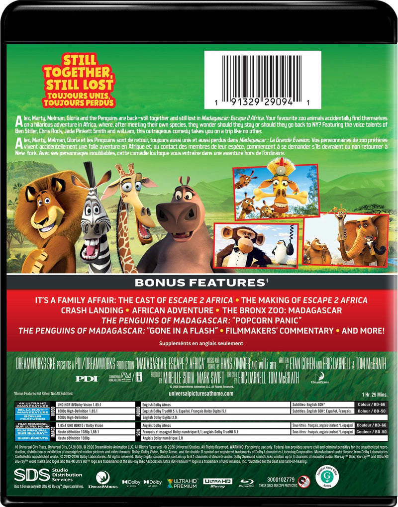 Madagascar: Escape 2 Africa [UHD]
