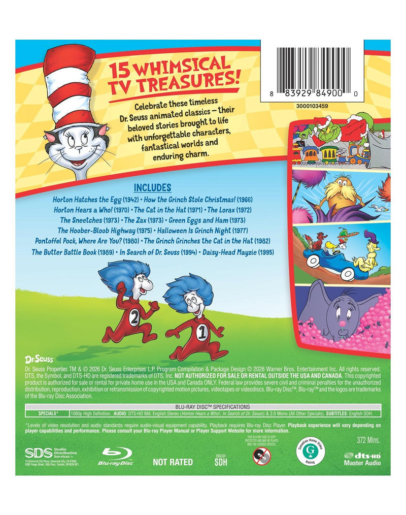 Dr. Seuss Classic TV Treasures Collection [Blu-ray]