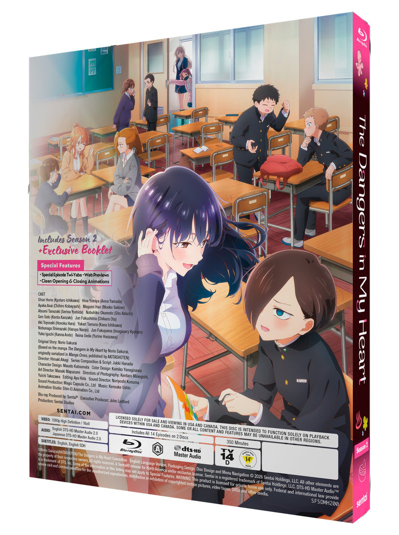 The Dangers in my Heart S2 Limited Edition Steelbook [Blu-ray]