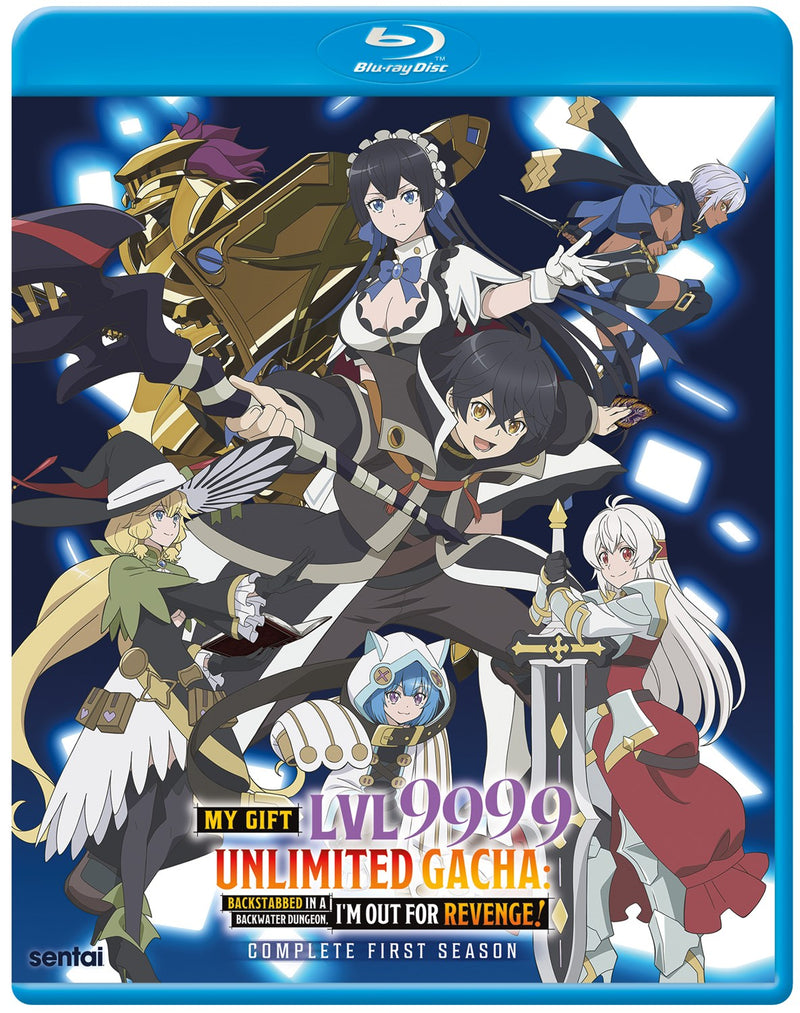 My Gift Lvl 9999 UnlimIted Gacha: Backstabbed in a Backwater Dungeon, I'm Out for Revenge!  [Blu-ray]