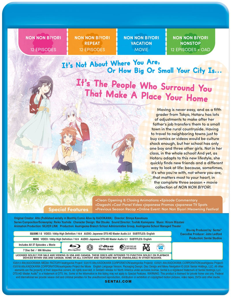 Non Non Biyori Complete Series [Blu-ray]