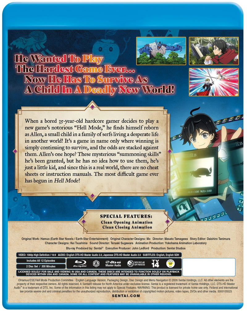 HELL MODE: The Hardcore Gamer Dominates in Another World with Garbage Balancing Season 1 [Blu-ray]