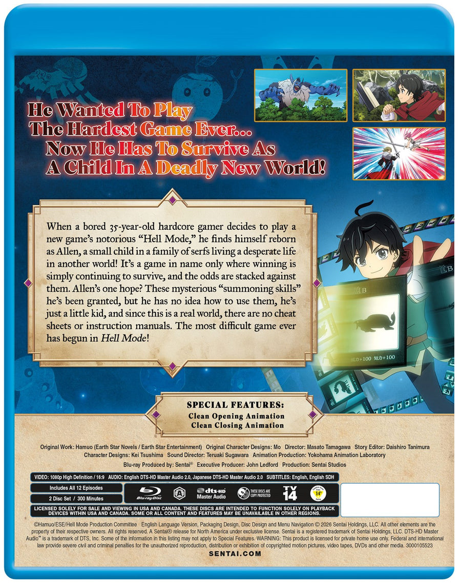 HELL MODE: The Hardcore Gamer Dominates in Another World with Garbage Balancing Season 1 [Blu-ray]
