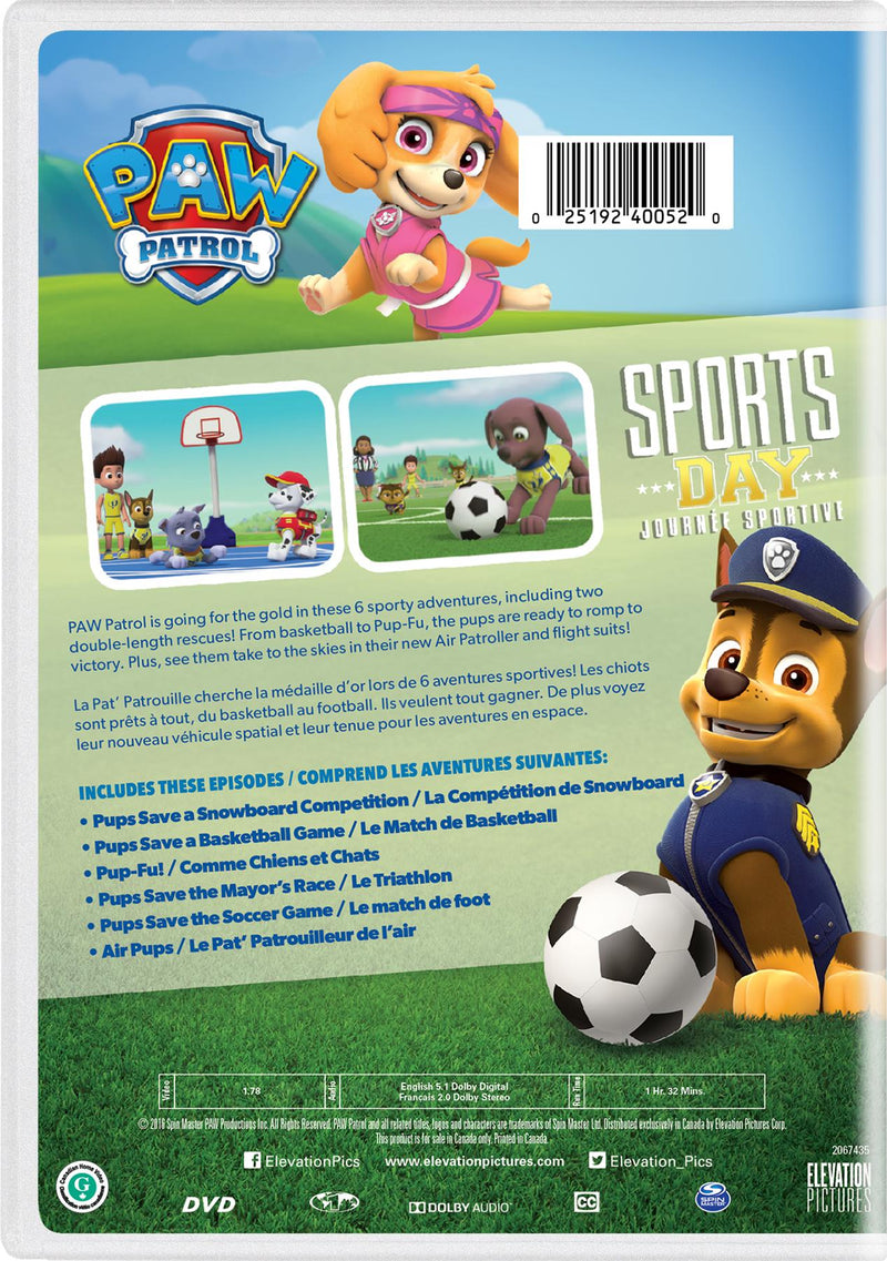 PAW Patrol: Sports Day [DVD]