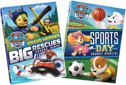 PAW Patrol: Brave Heroes Big Rescues / Sports Day 2-Pack [DVD]