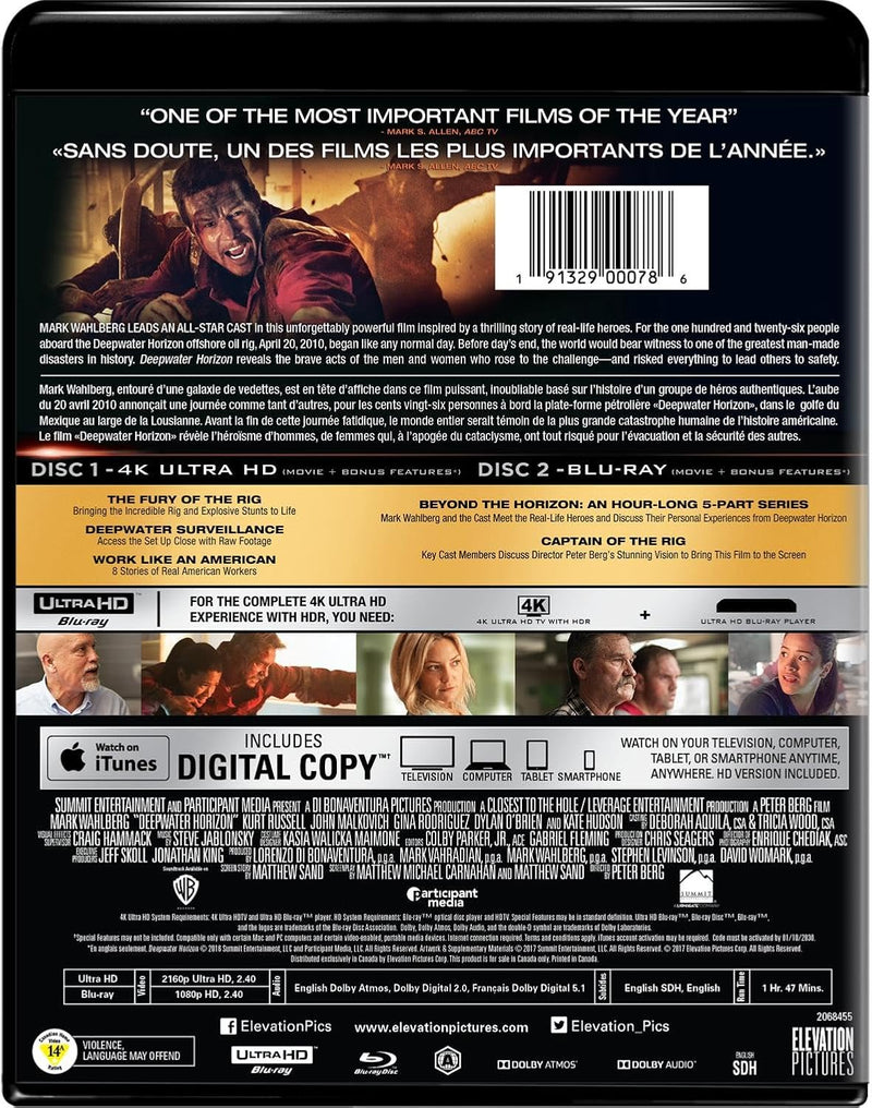Deepwater Horizon - 4K Ultra HD + Blu-ray + Digital [UHD]