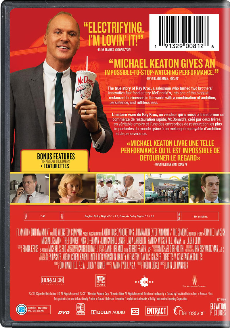 The Founder - DVD + Digital [DVD]