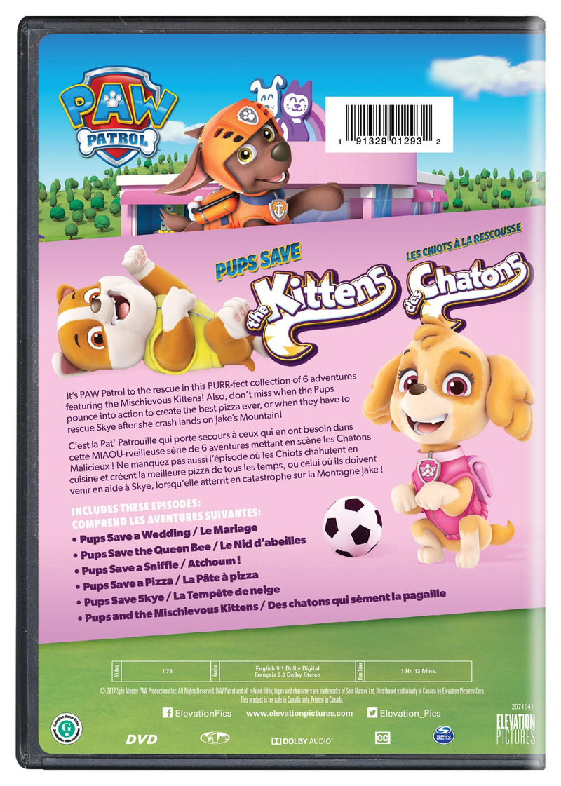 PAW Patrol: Pups Save the Kittens [DVD]