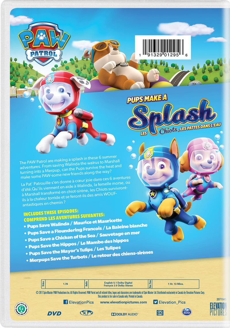 PAW Patrol: Pups Make a Splash [DVD]