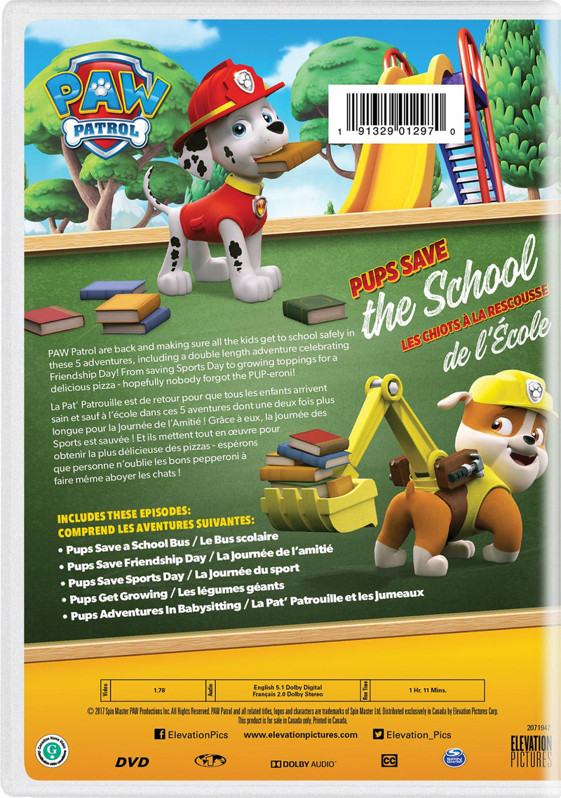 PAW Patrol: Pups Save the School [DVD]