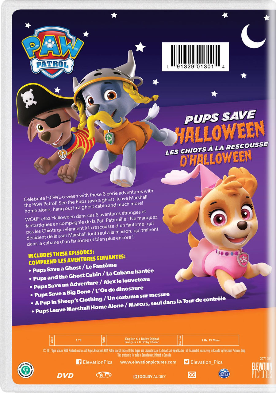 PAW Patrol: Pups Save Halloween [DVD]