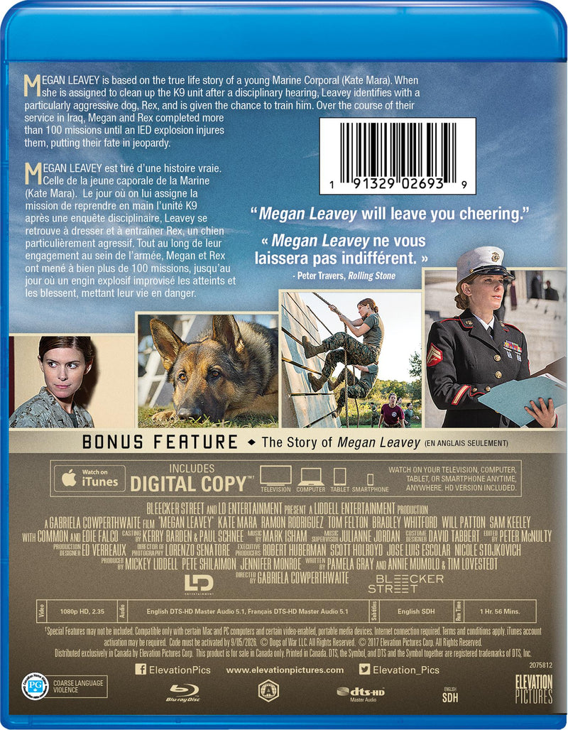 Megan Leavey - Blu-ray + Digital [Blu-Ray]