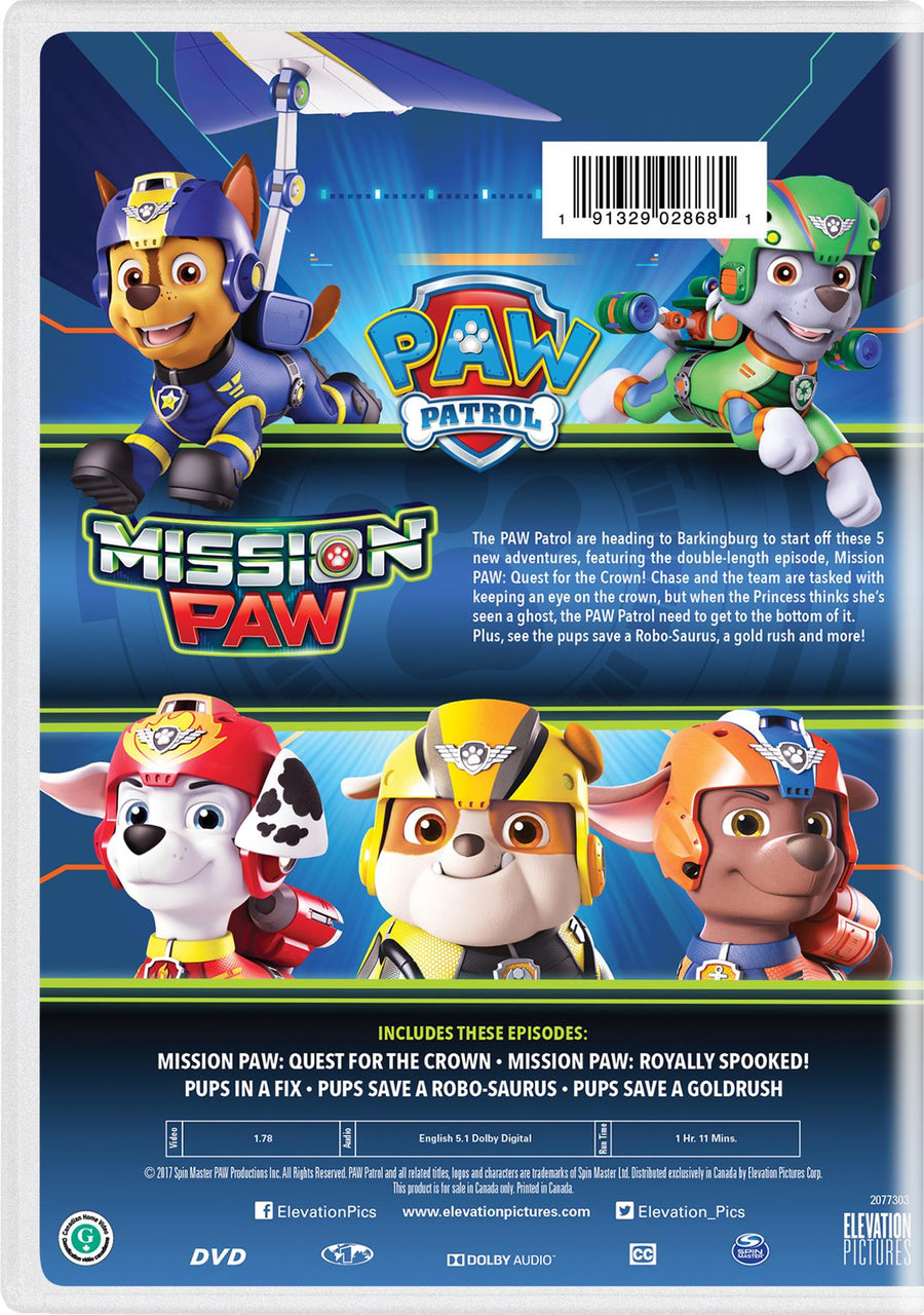 PAW Patrol: Mission PAW [DVD]