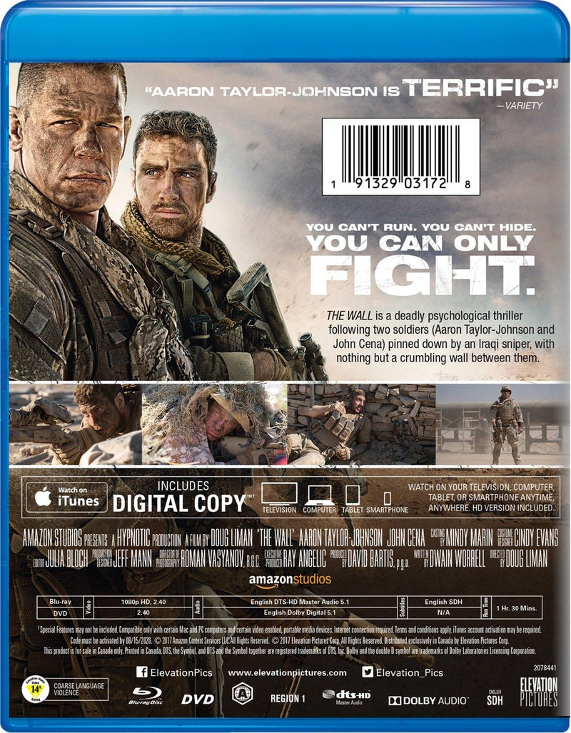 The Wall - Blu-ray + DVD + Digital [Blu-Ray]