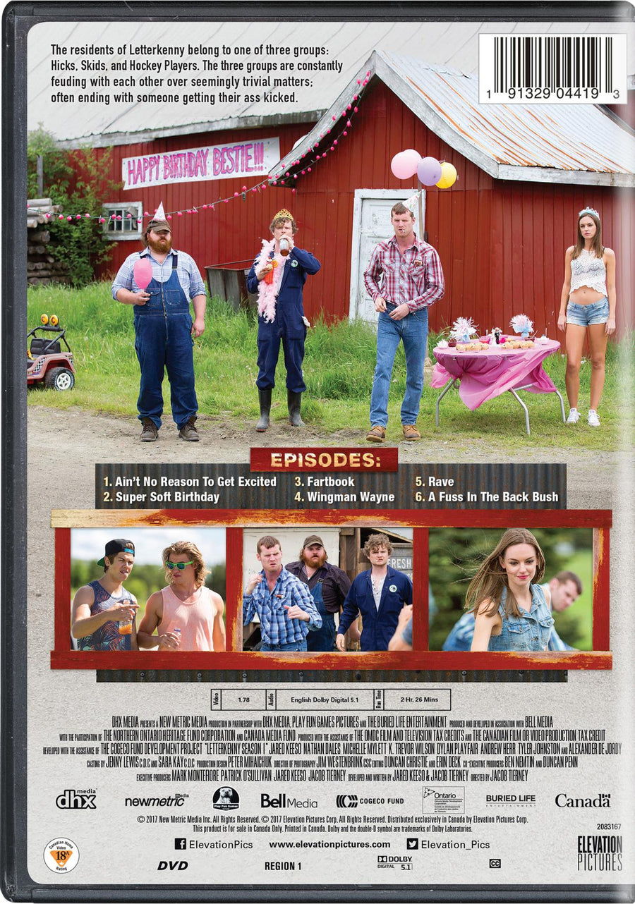 Letterkenny: Season 1 [DVD]