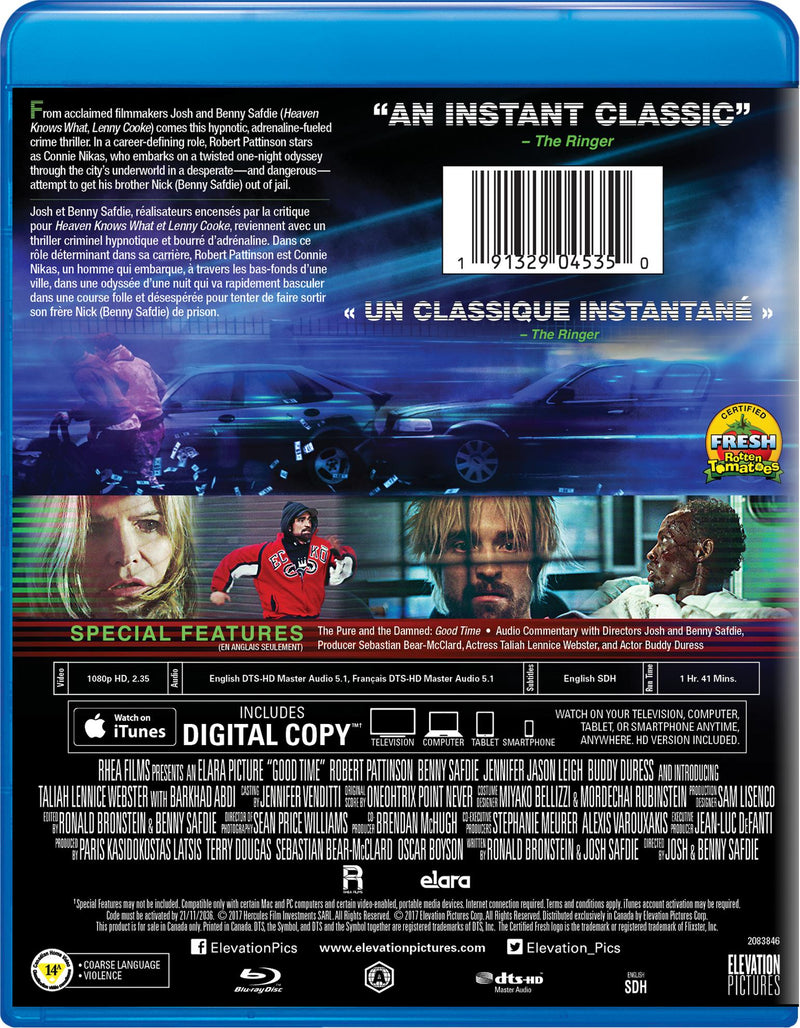 Good Time - Blu-ray + Digital [Blu-Ray]