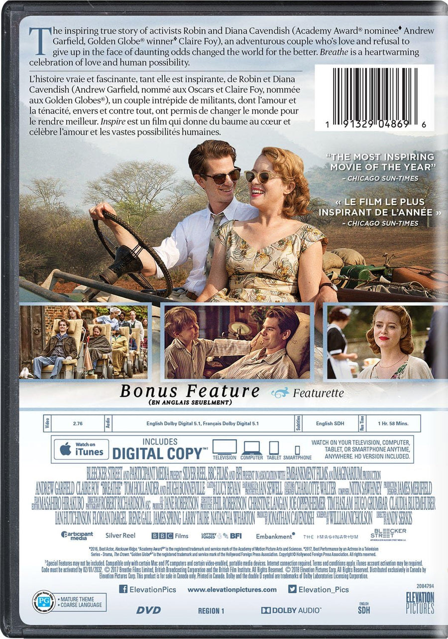 Breathe - DVD + Digital [DVD]