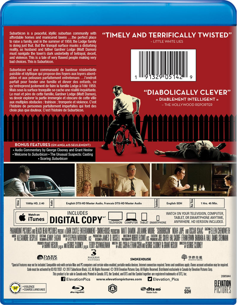 Suburbicon - Blu-ray + Digital [Blu-Ray]