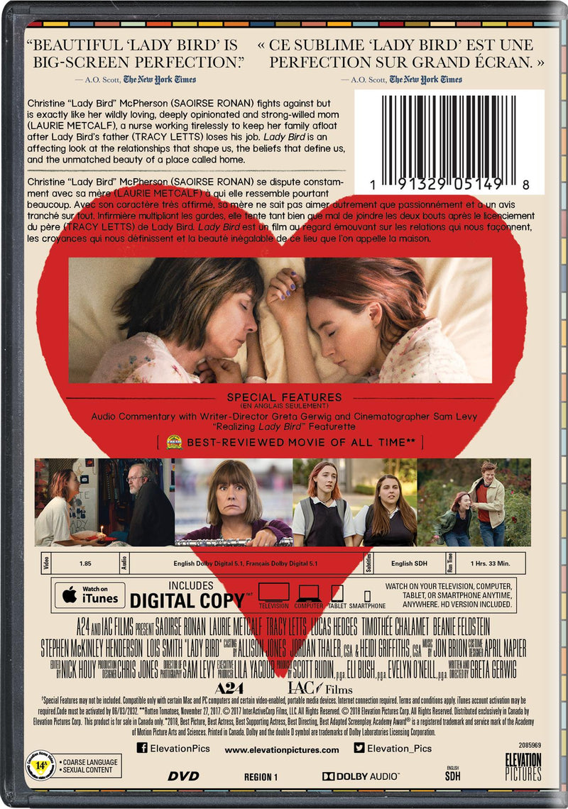 Lady Bird - DVD + Digital [DVD]