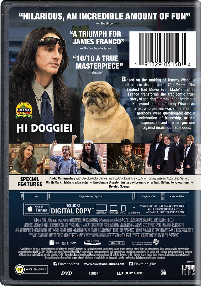 The Disaster Artist - DVD + Digital [DVD]