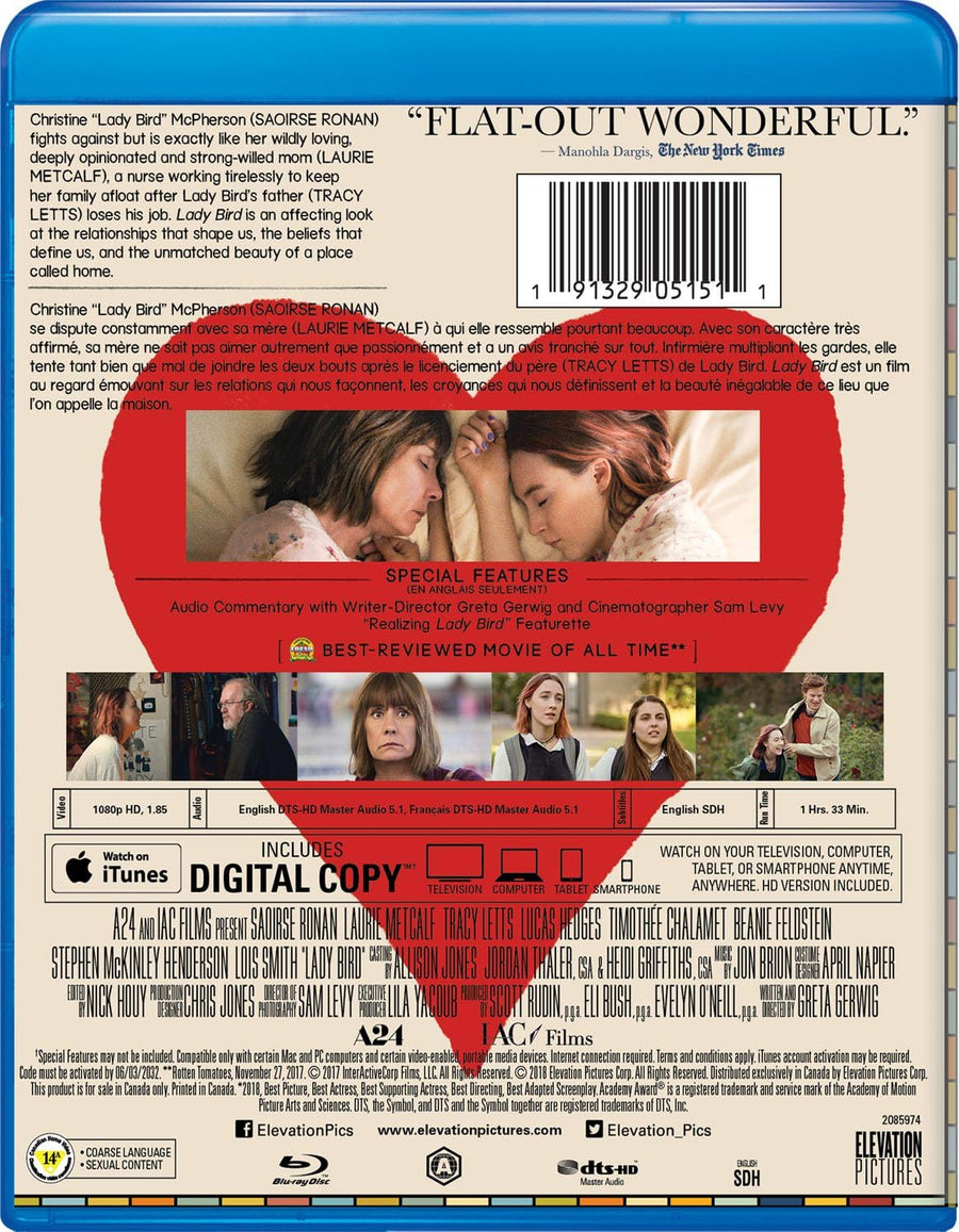 Lady Bird - Blu-ray + Digital [Blu-Ray]