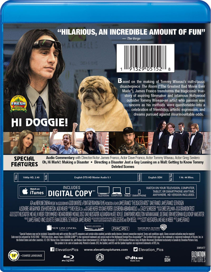 The Disaster Artist - Blu-ray + Digital [Blu-Ray]
