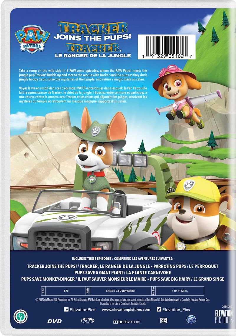 PAW Patrol: Tracker Joins the Pups [DVD]