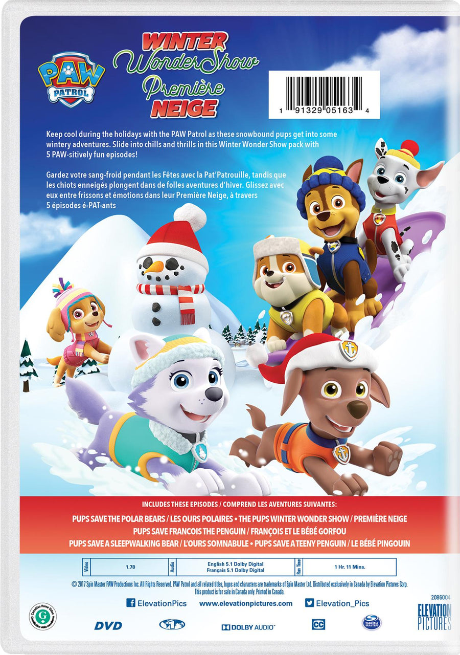 PAW Patrol: Winter Wonder Show [DVD]