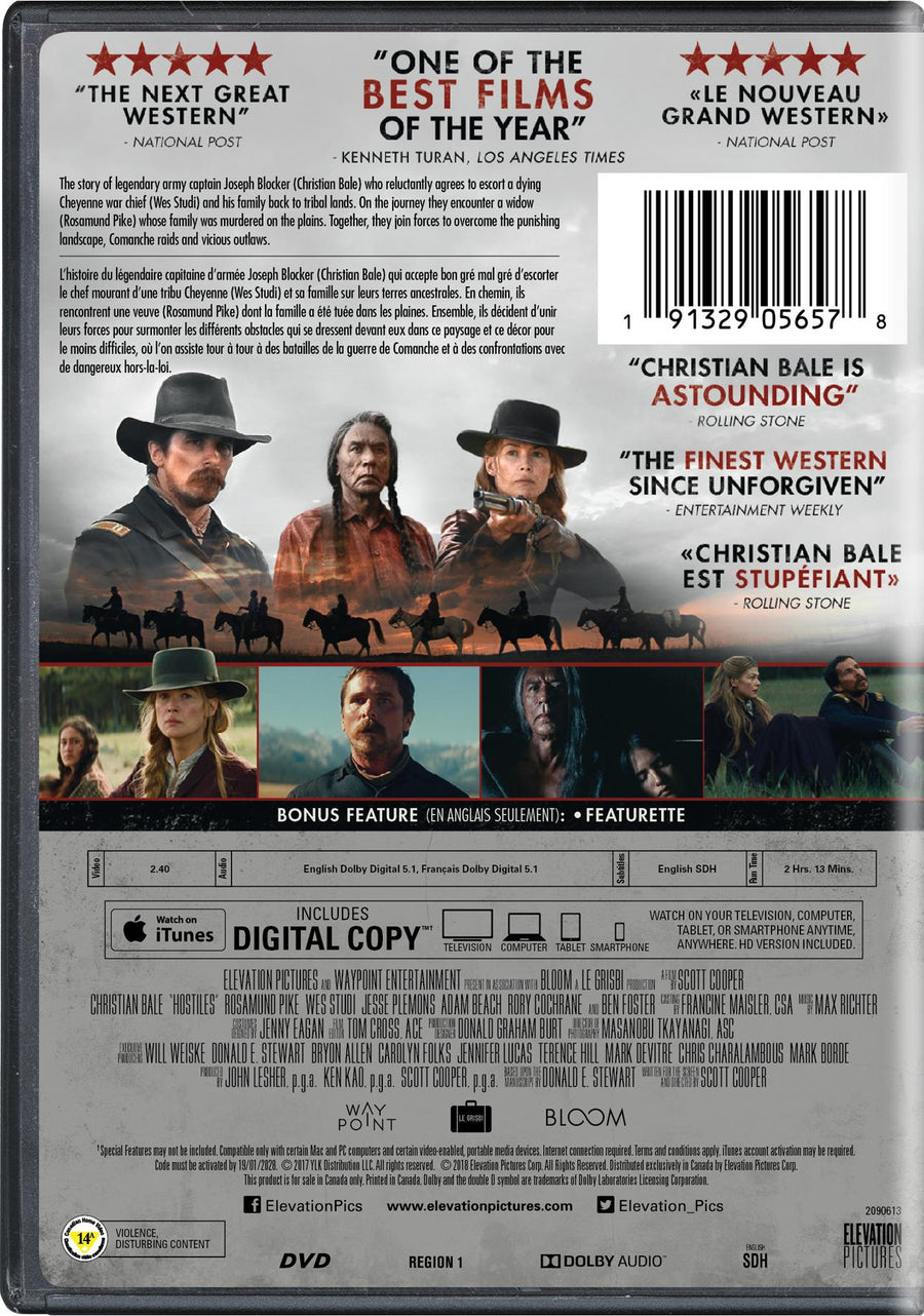 Hostiles - DVD + Digital [DVD]