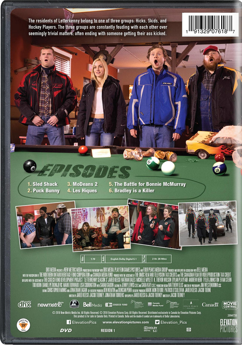 Letterkenny: Season 3 [DVD]