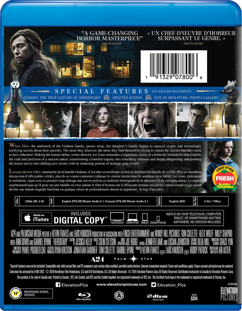 Hereditary - Blu-ray + Digital [Blu-Ray]