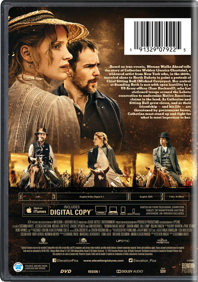 Woman Walks Ahead - DVD + Digital [DVD]