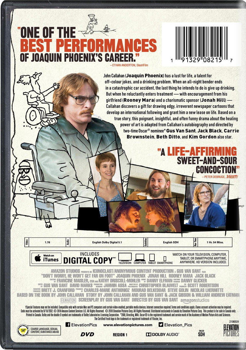 Don't Worry, He Won't Get Far on Foot - DVD + Digital [DVD]