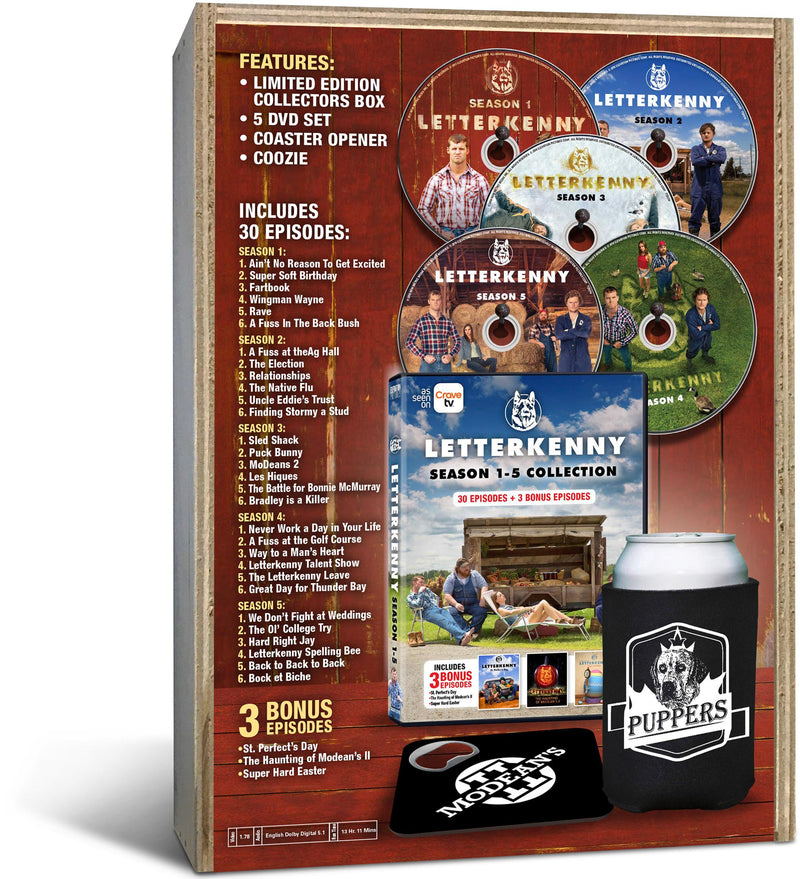 Letterkenny: Season 1-5 Collection - Collector's Edition [DVD]