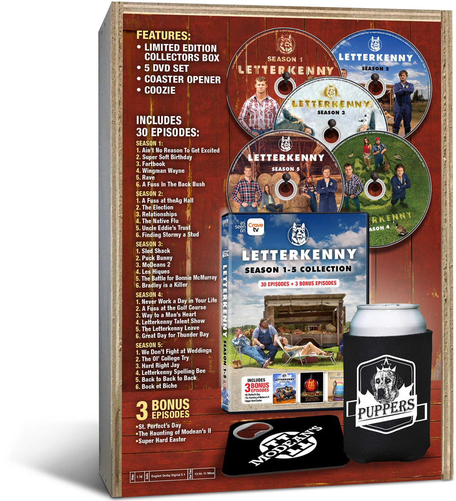 Letterkenny: Season 1-5 Collection - Collector's Edition [DVD]