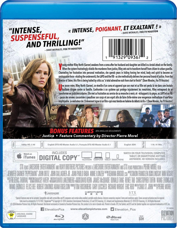 Peppermint - Blu-ray + Digital [Blu-Ray]