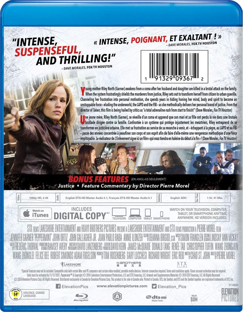 Peppermint - Blu-ray + Digital [Blu-Ray]