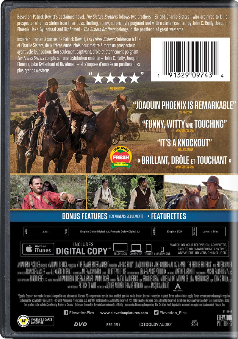 The Sisters Brothers - DVD + Digital [DVD]